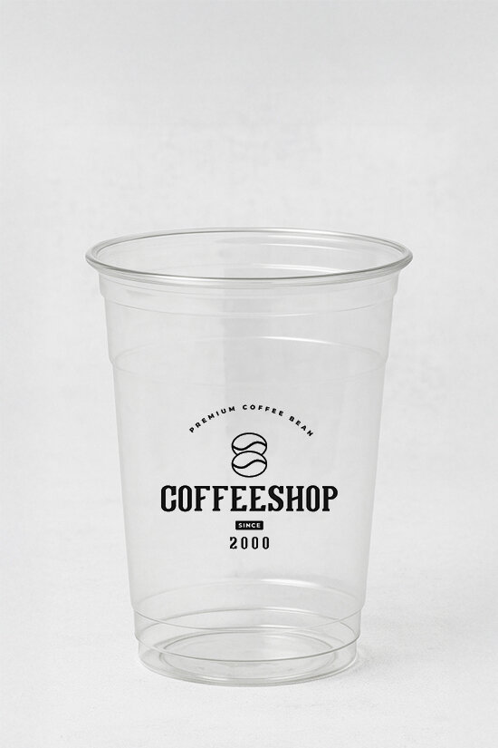 12 oz 350 cc Baskılı Pet Bardak (8 gr) - 1