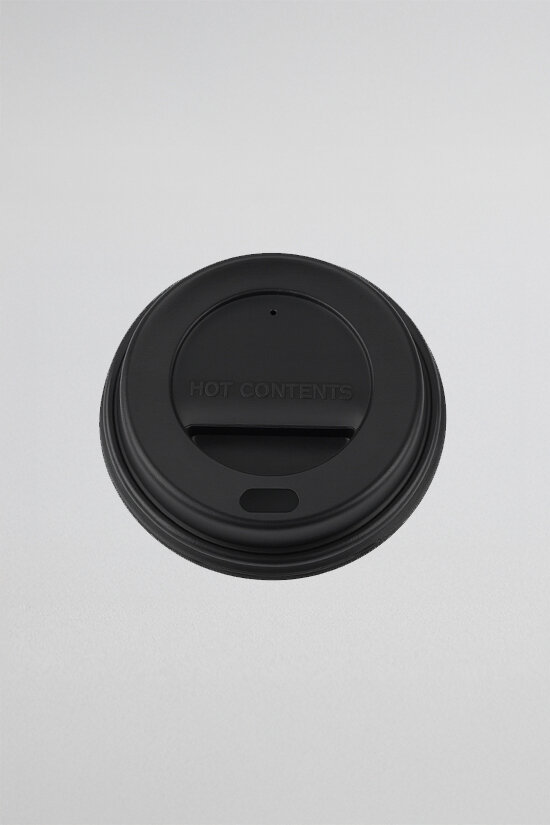 90 Çap 14/16 oz Karton Bardak Kapağı - 1