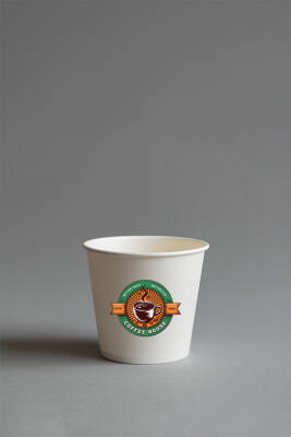4 oz Baskılı Karton Bardak - 