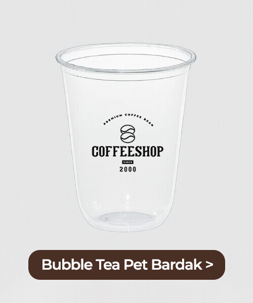 Bubble Tea Pet Bardaklar