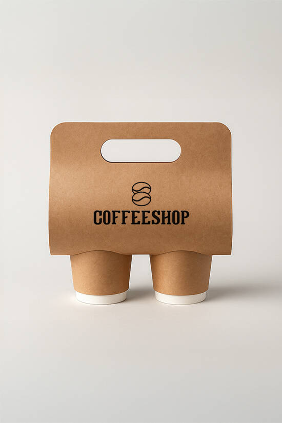 Baskılı Kraft Taşıma Çantası - 1